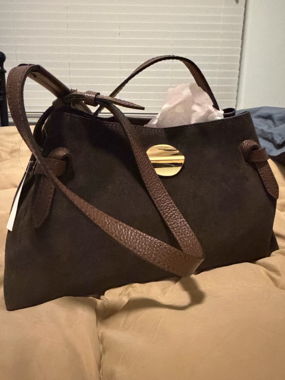 Isadora Chocolate Brown Women’s Shoulder Bag